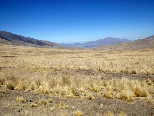 Our view, looking SSE down Tafí del Valle.